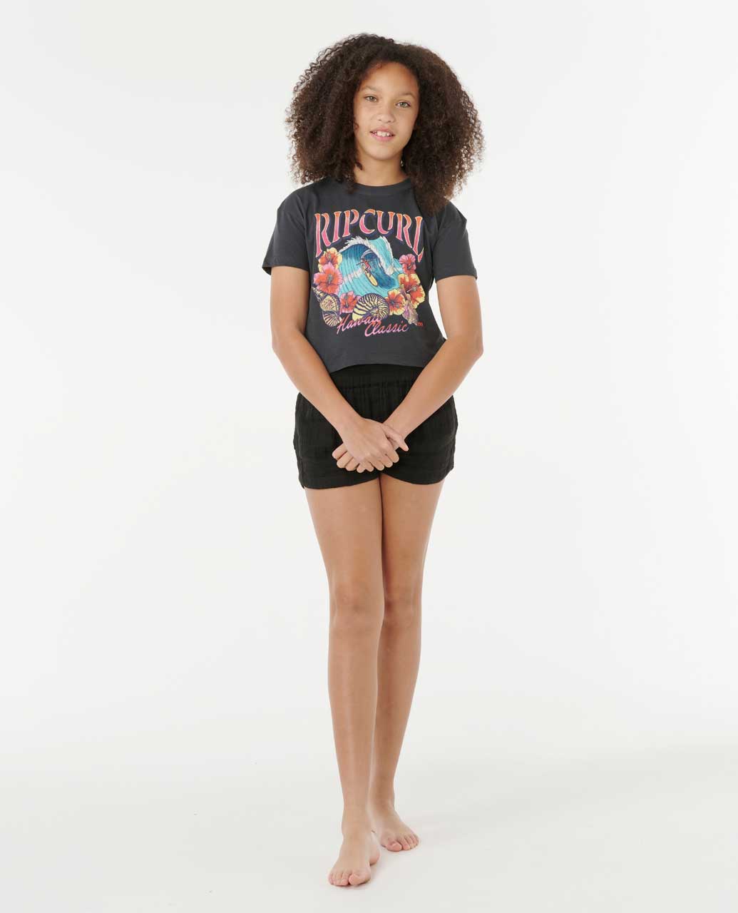Hawaii Classic Crop Tee - Tee 3 Hawaii Classic Crop Tee - Tee