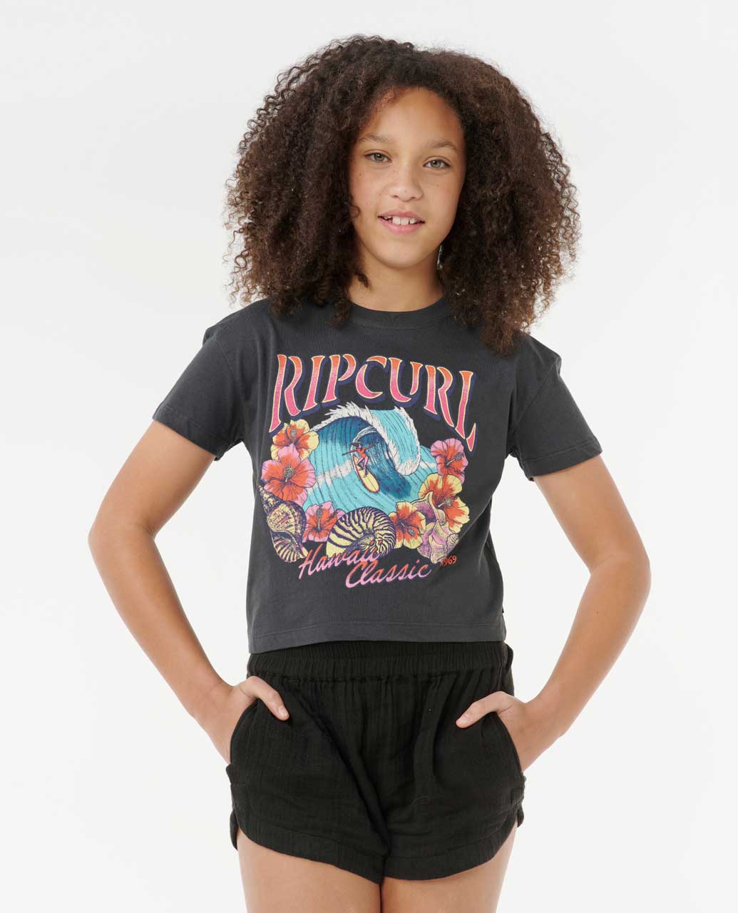 Hawaii Classic Crop Tee - Tee 4 Hawaii Classic Crop Tee - Tee