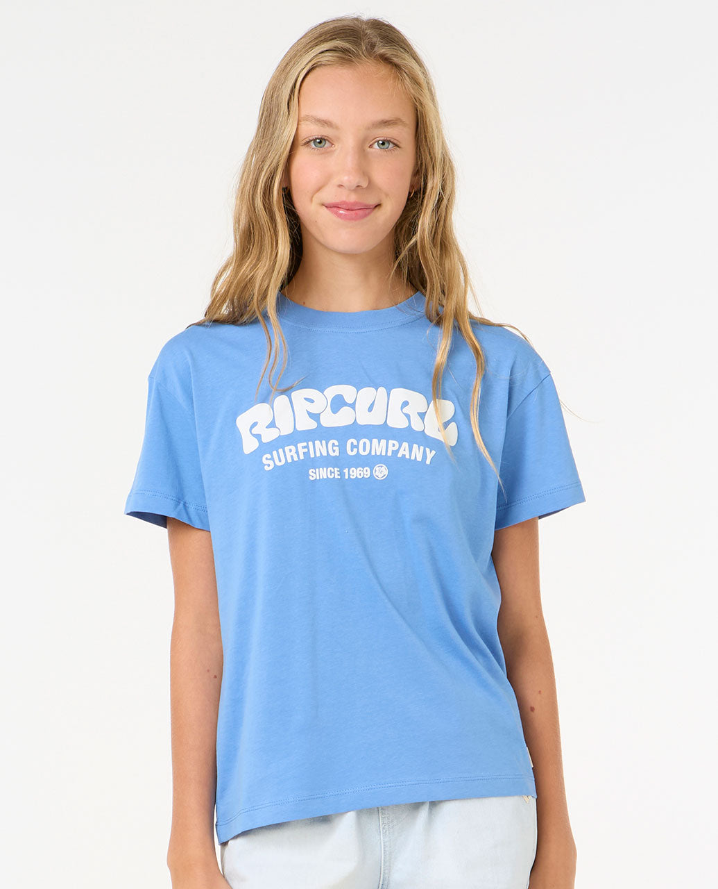 Girls Surf Puff Relaxed Tee