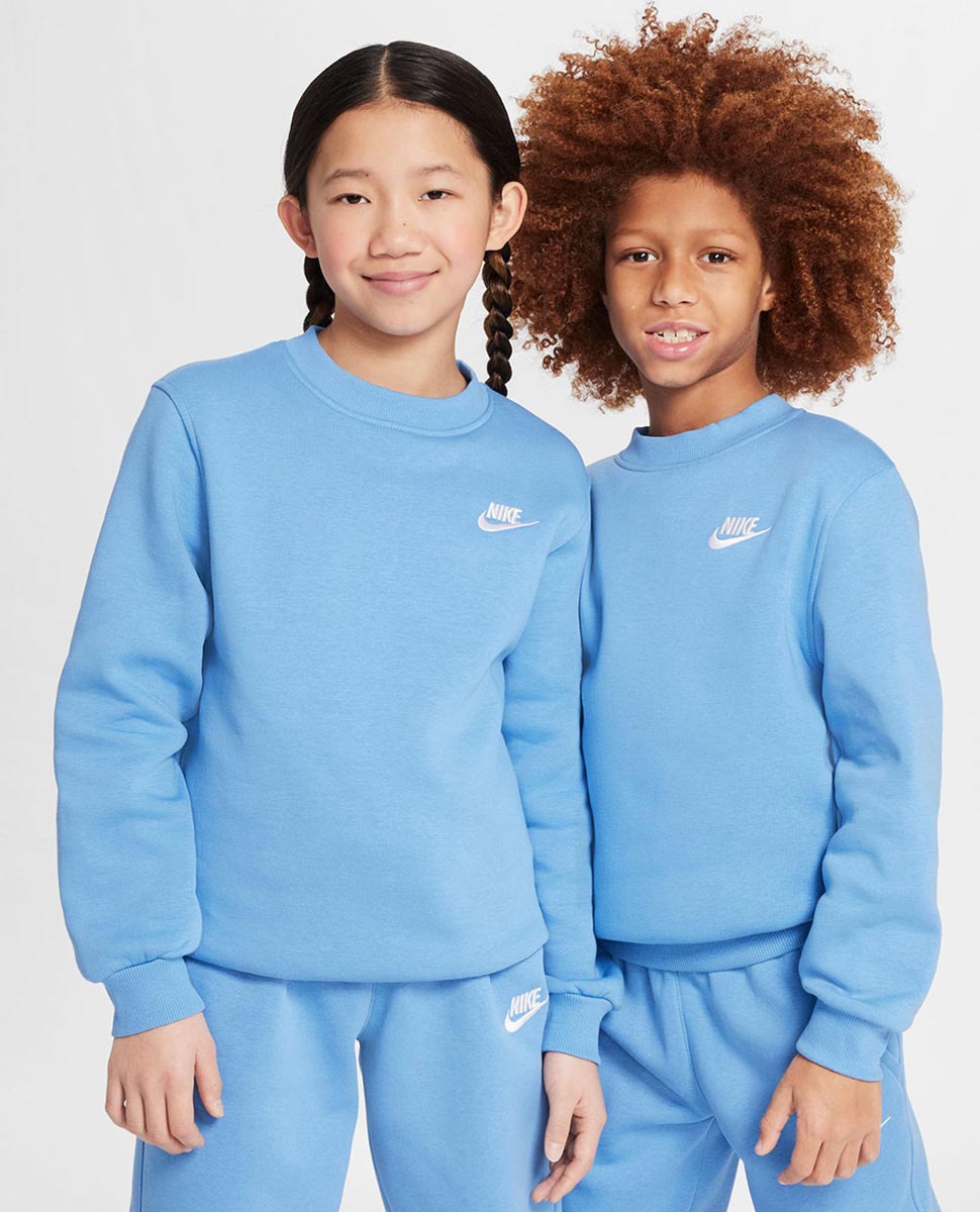 Kids' Nike Sportswear Club Fleece LBR Crew Sweatshirt