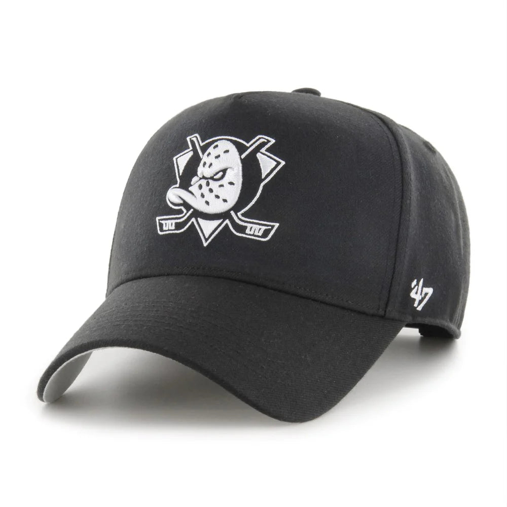 47 Anaheim Ducks Black/White MVP DT Snapback