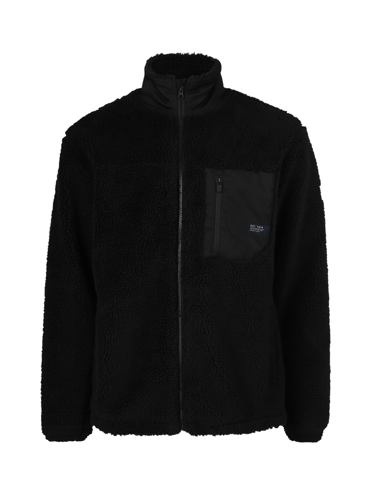 Renziost Men Fleece Jacket | Black 10 Renziost Men Fleece Jacket | Black
