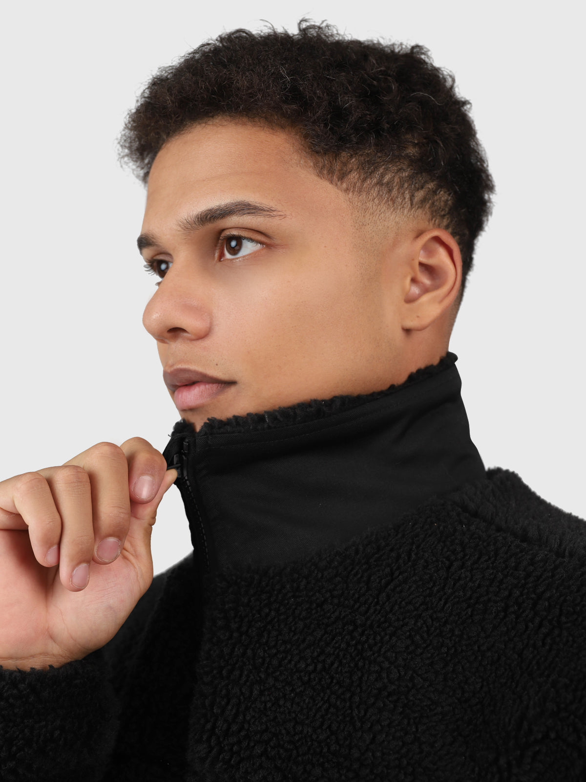 Renziost Men Fleece Jacket | Black 6 Renziost Men Fleece Jacket | Black