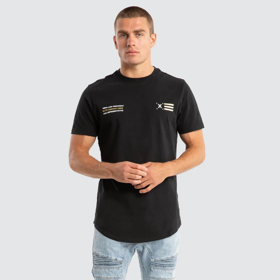 Nave Dual Curved Tee-Jet Black 2 Nave Dual Curved Tee-Jet Black