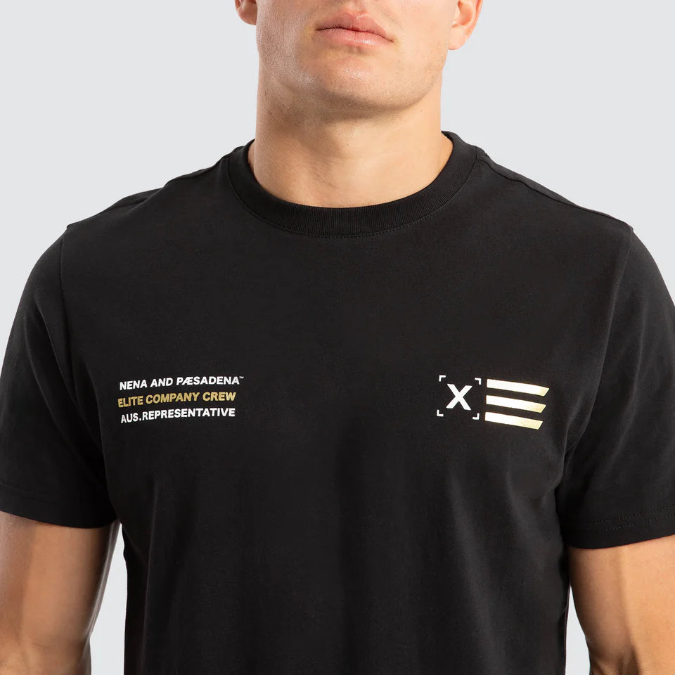 Nave Dual Curved Tee-Jet Black 3 Nave Dual Curved Tee-Jet Black