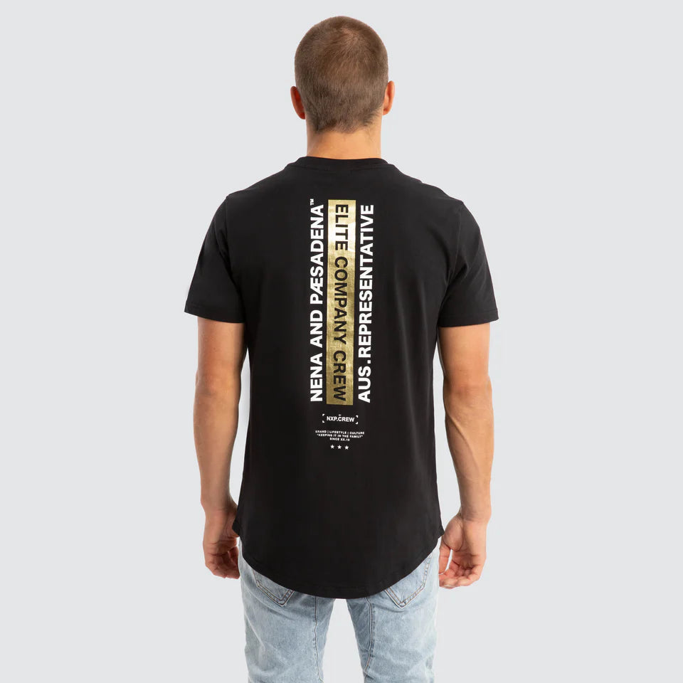 Nave Dual Curved Tee-Jet Black 4 Nave Dual Curved Tee-Jet Black
