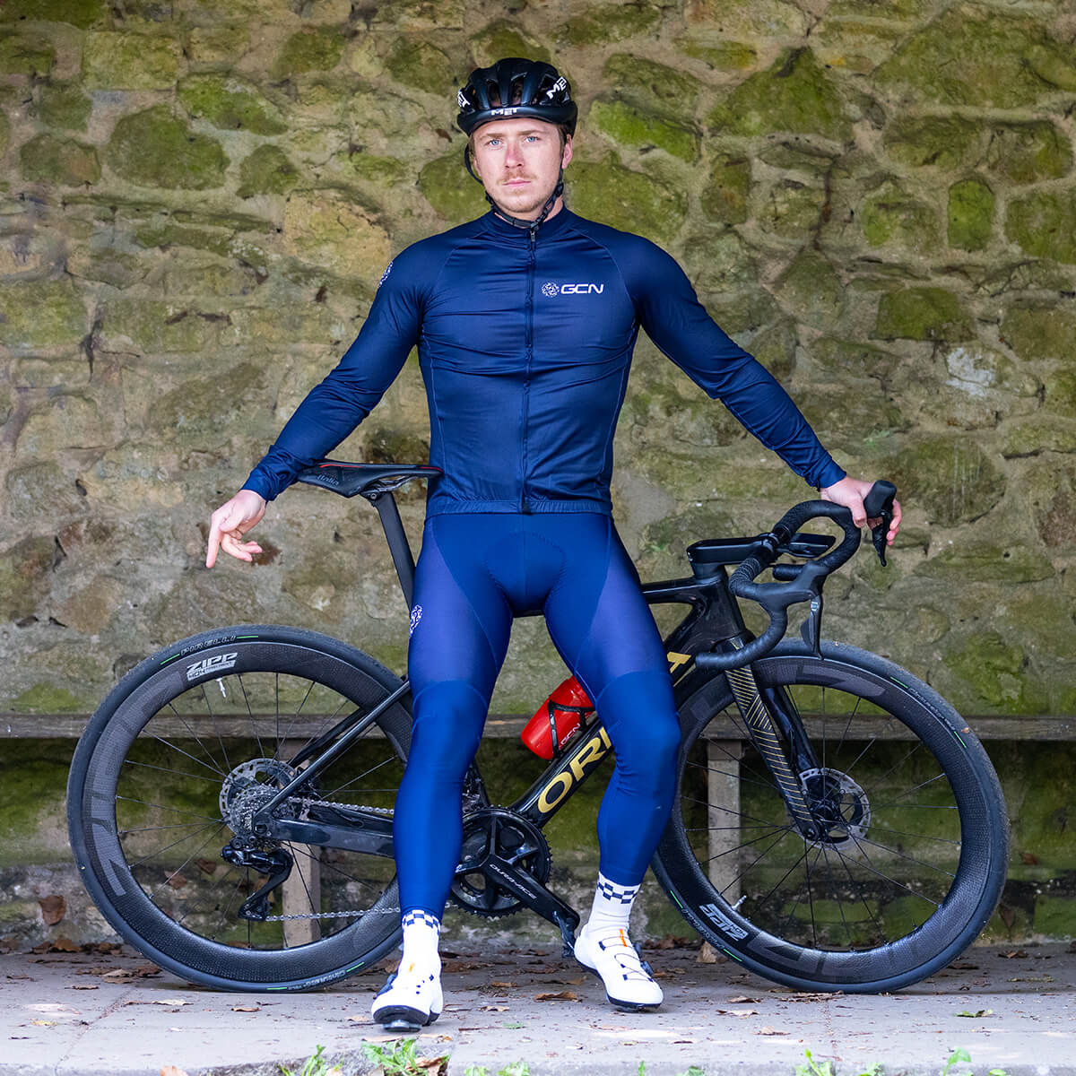 GCN Core 2.0 Cycling Bibtights - Navy Blue 2 GCN Core 2.0 Cycling Bibtights - Navy Blue