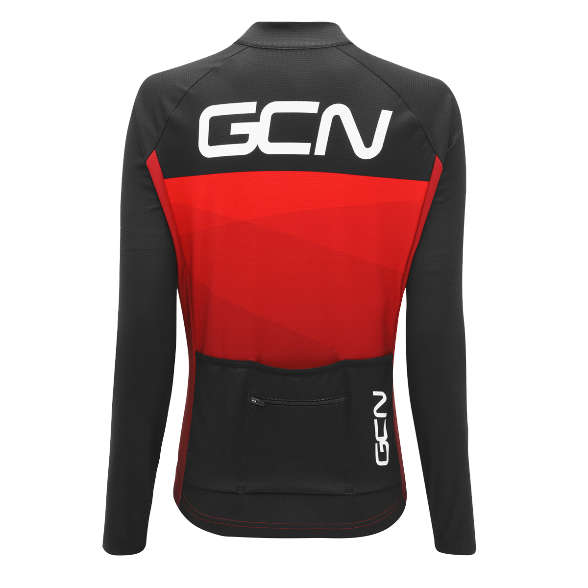 GCN Core Women's Red Long Sleeve Jersey 3 GCN Core Women's Red Long Sleeve Jersey