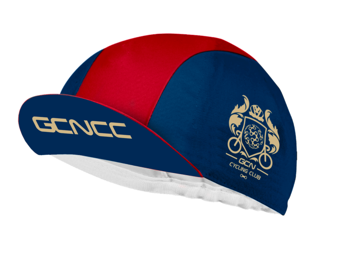 GCN Club Cycling Cap - Blue, Red and Gold
