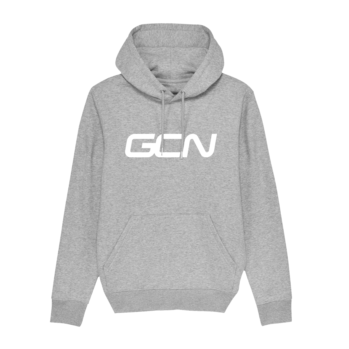 GCN Word Logo Hoodie - Heather Grey