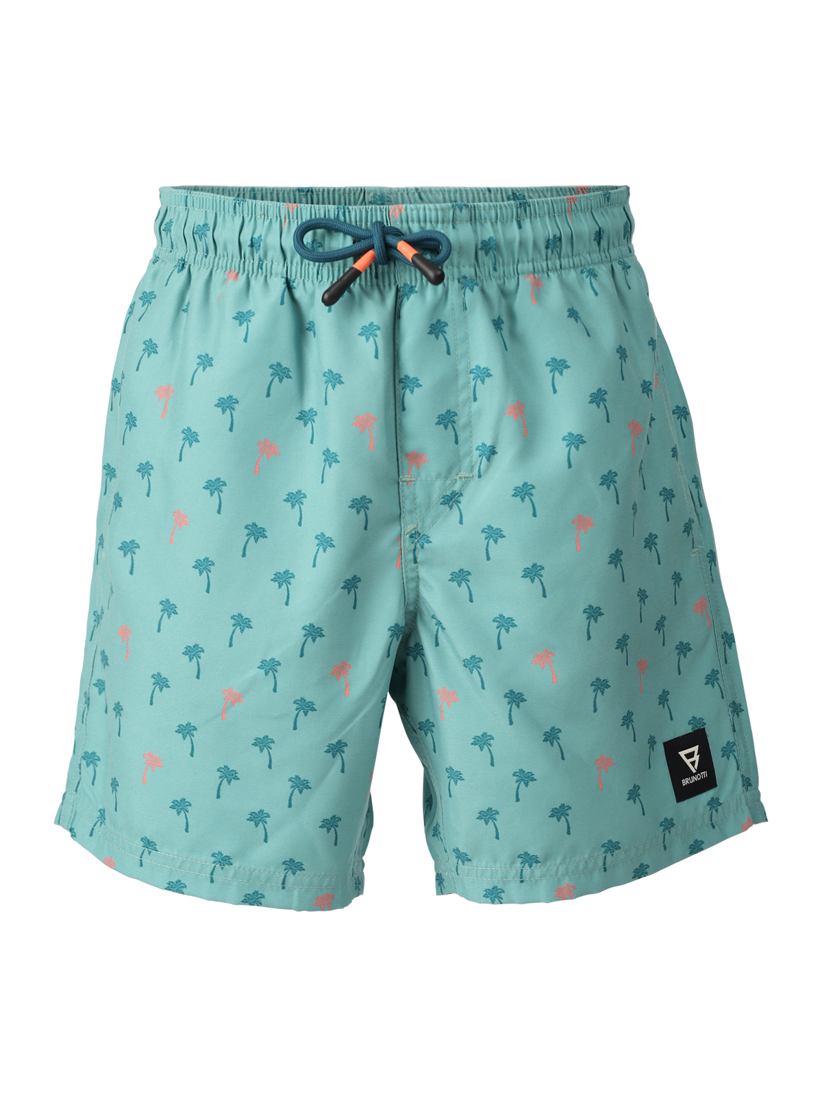 Cestery-Palm Boys Swim Shorts | Bottle Green 7 Cestery-Palm Boys Swim Shorts | Bottle Green