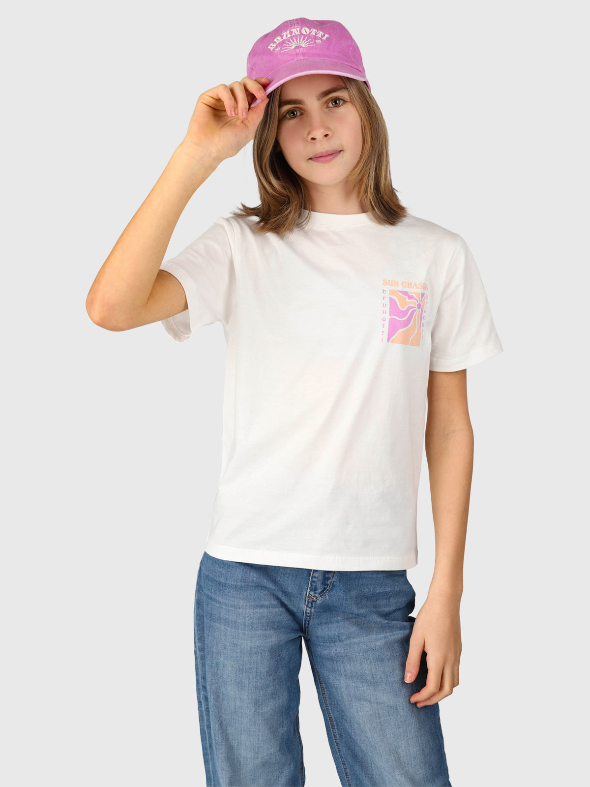 Braey Girls T-shirt | Snow 5 Braey Girls T-shirt | Snow