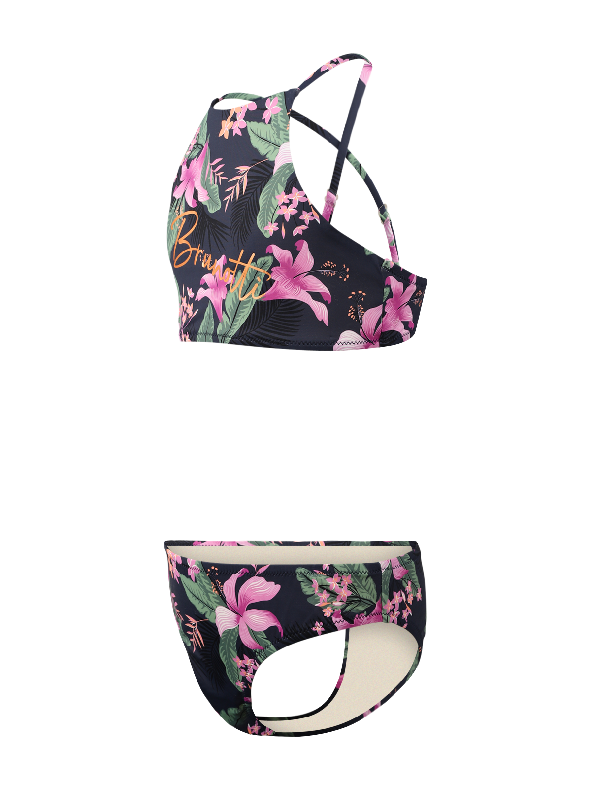 Camelia-Tropicana Girls Bralette Bikini | Indigo Blue 3 Camelia-Tropicana Girls Bralette Bikini | Indigo Blue