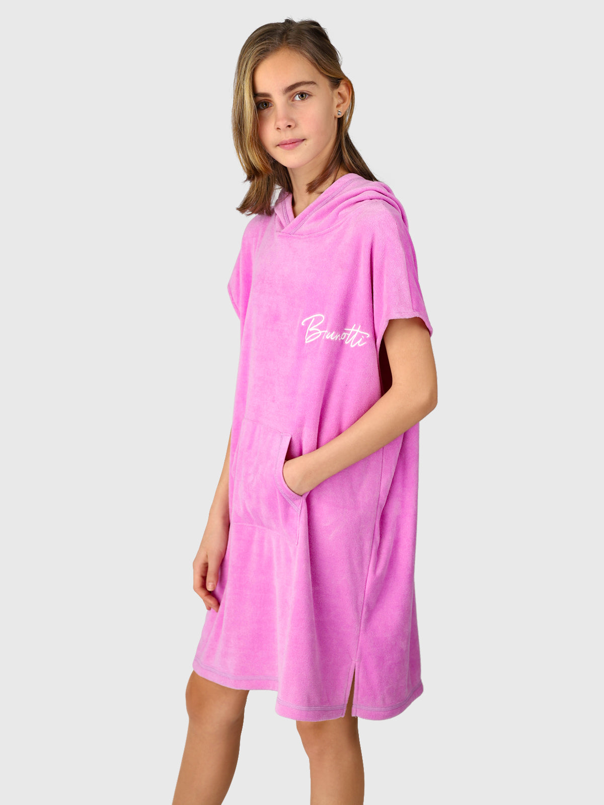Airly Girls Poncho | Violet 4 Airly Girls Poncho | Violet