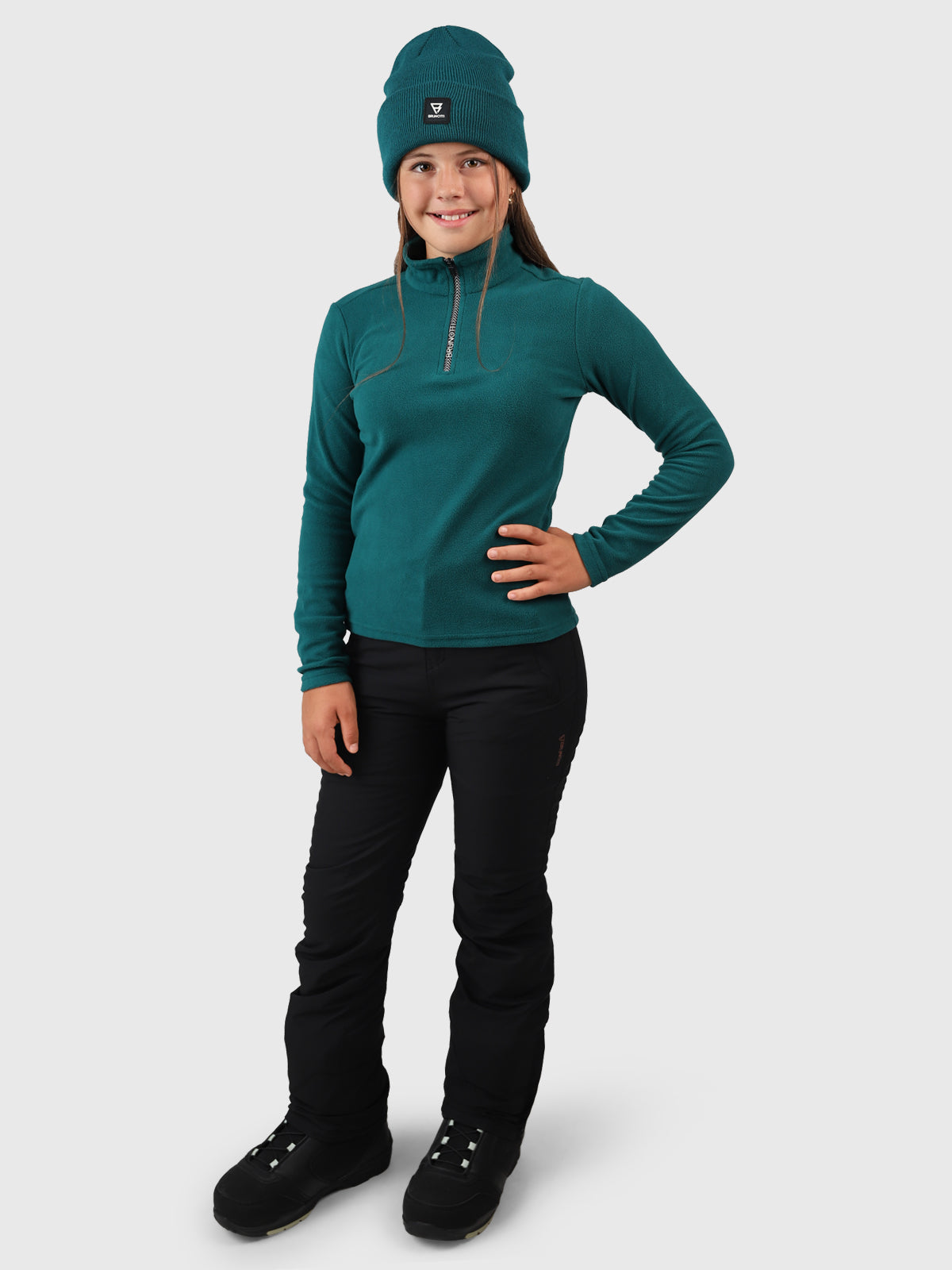 Mismy Girls Fleece | Evergreen 5 Mismy Girls Fleece | Evergreen