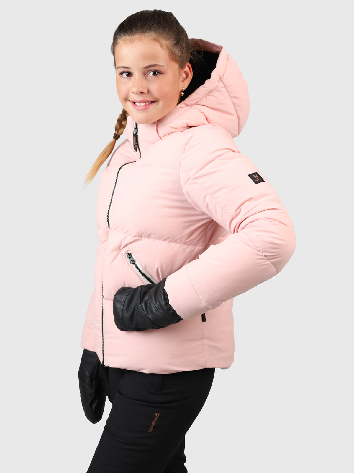 Cypressa Girls Puffer Snow Jacket | Soft Pink 4 Cypressa Girls Puffer Snow Jacket | Soft Pink