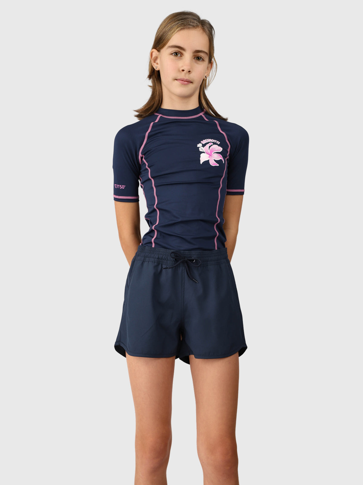 Tulya Girls Swim Shorts | Indigo Blue