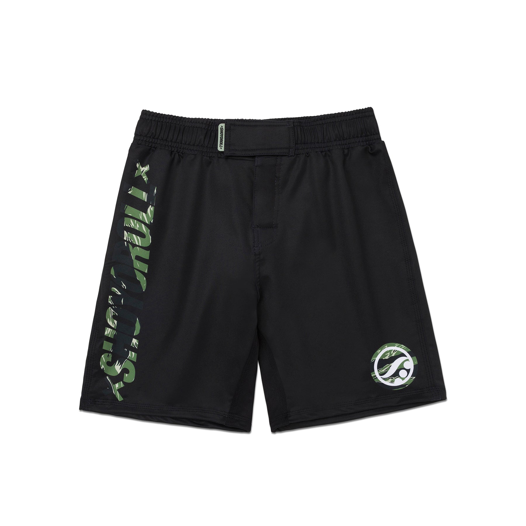 Retro Camo Training Fitted Shorts- 1 Retro Camo Training Fitted Shorts-