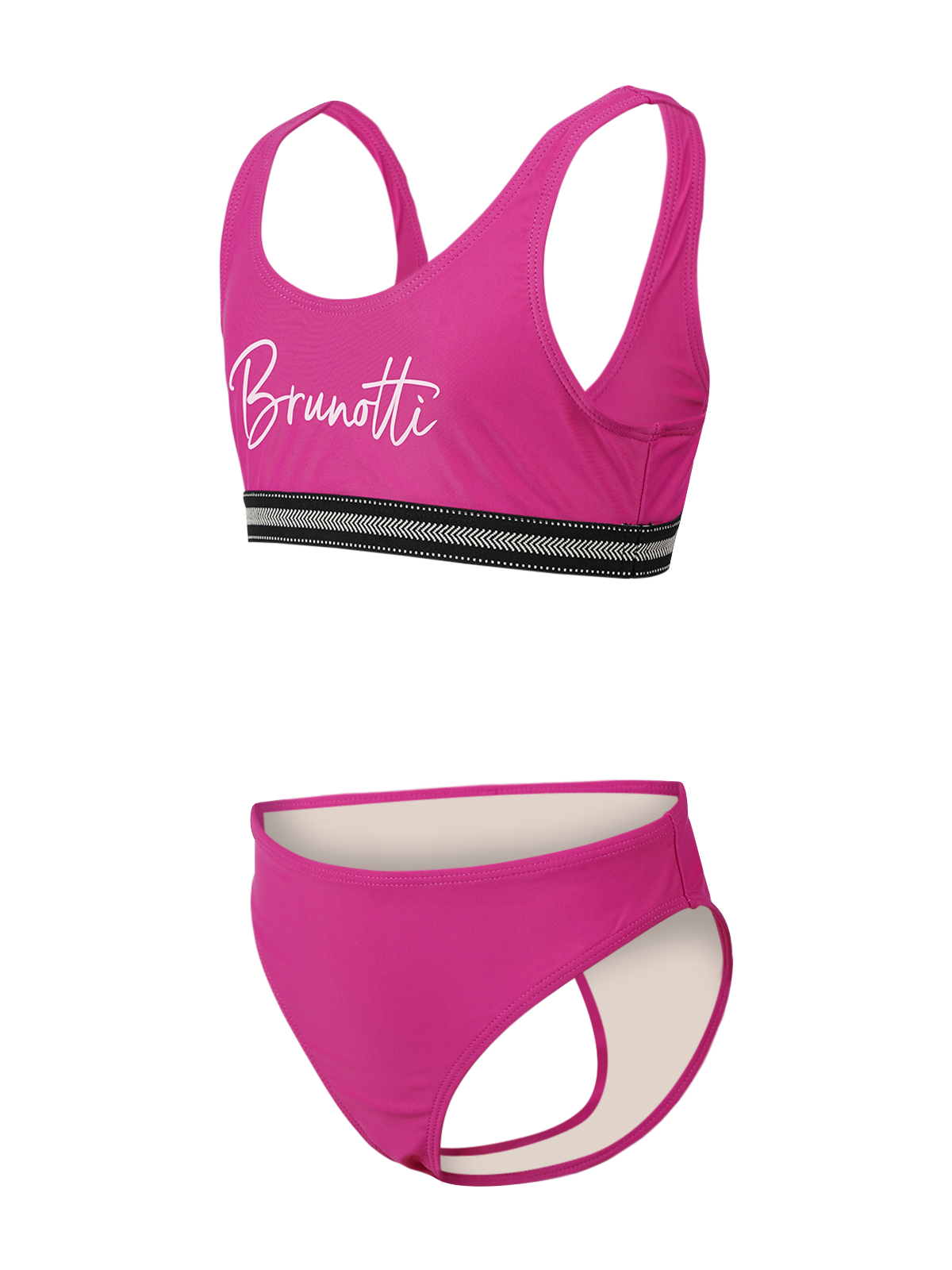 Mya Girls Sports Bikini Set | Magenta 3 Mya Girls Sports Bikini Set | Magenta