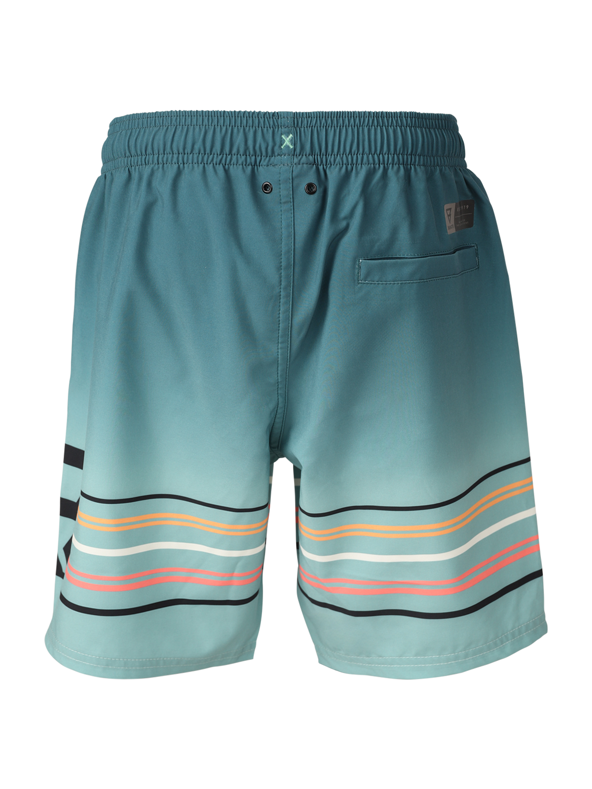 Bru-conicy-Gradient Stripe Boys Swim Shorts | Bottle Green 8 Bru-conicy-Gradient Stripe Boys Swim Shorts | Bottle Green