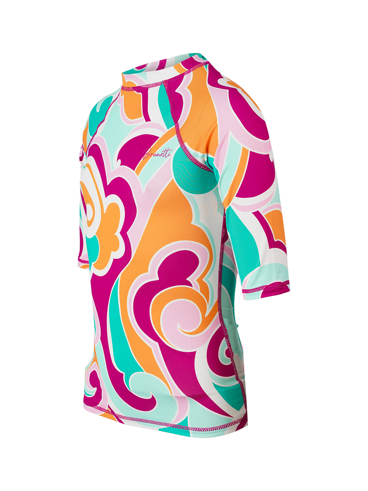 Lineas-Swirl Girls Rashguard | Multi Color 3 Lineas-Swirl Girls Rashguard | Multi Color