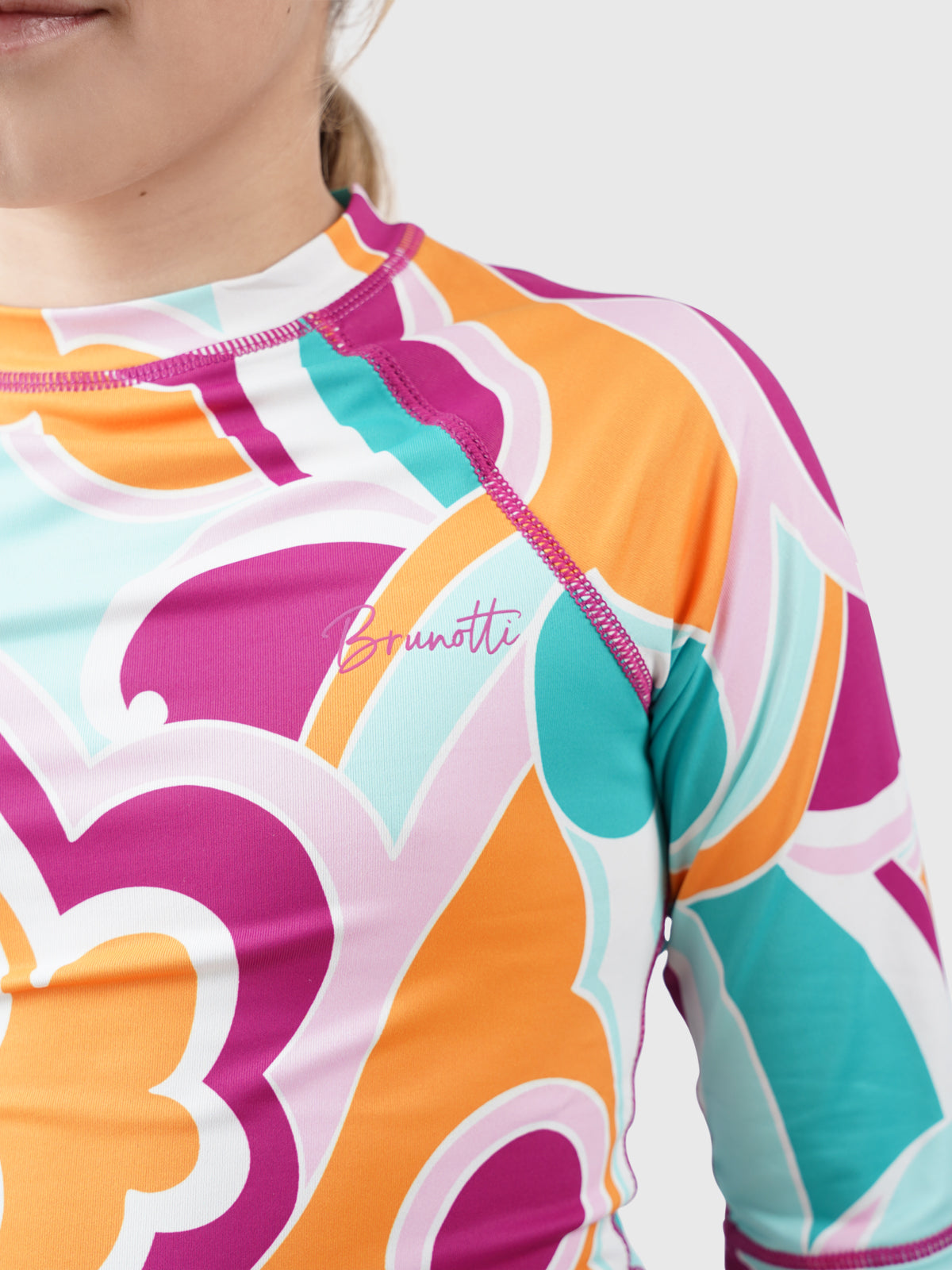 Lineas-Swirl Girls Rashguard | Multi Color 6 Lineas-Swirl Girls Rashguard | Multi Color