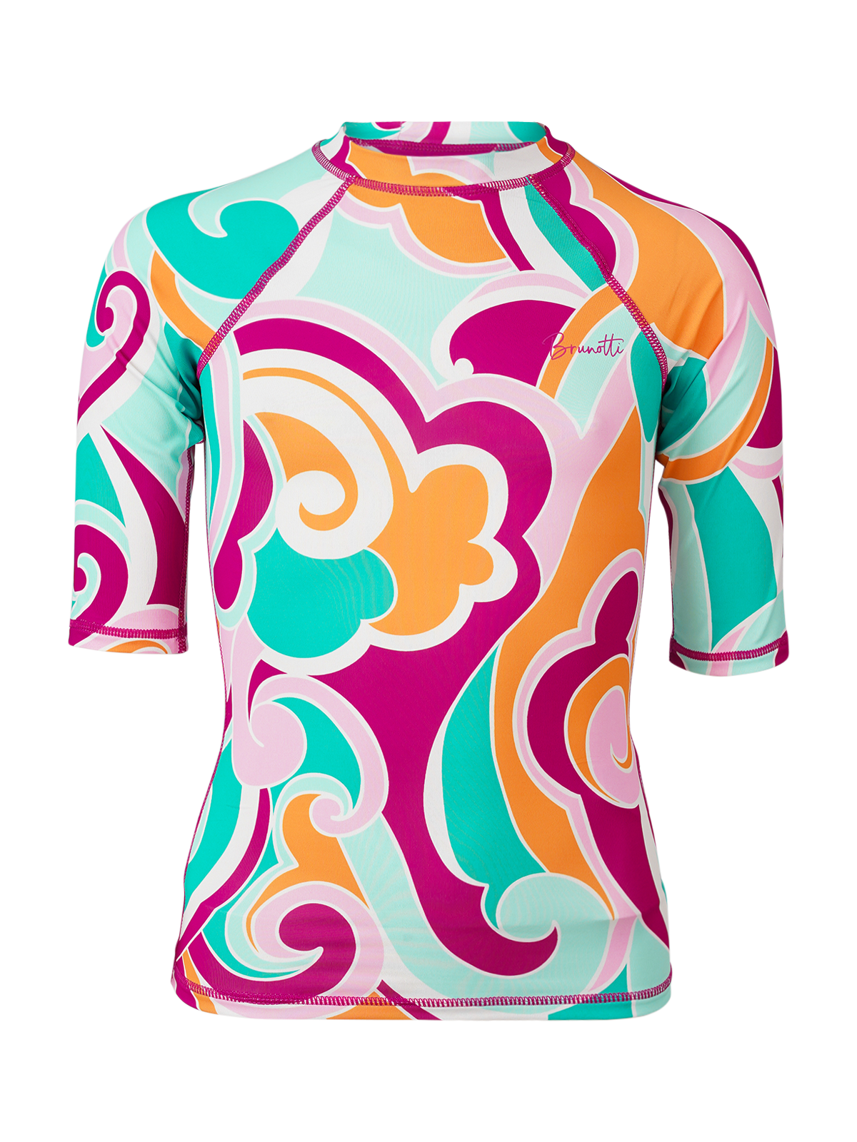 Lineas-Swirl Girls Rashguard | Multi Color 8 Lineas-Swirl Girls Rashguard | Multi Color