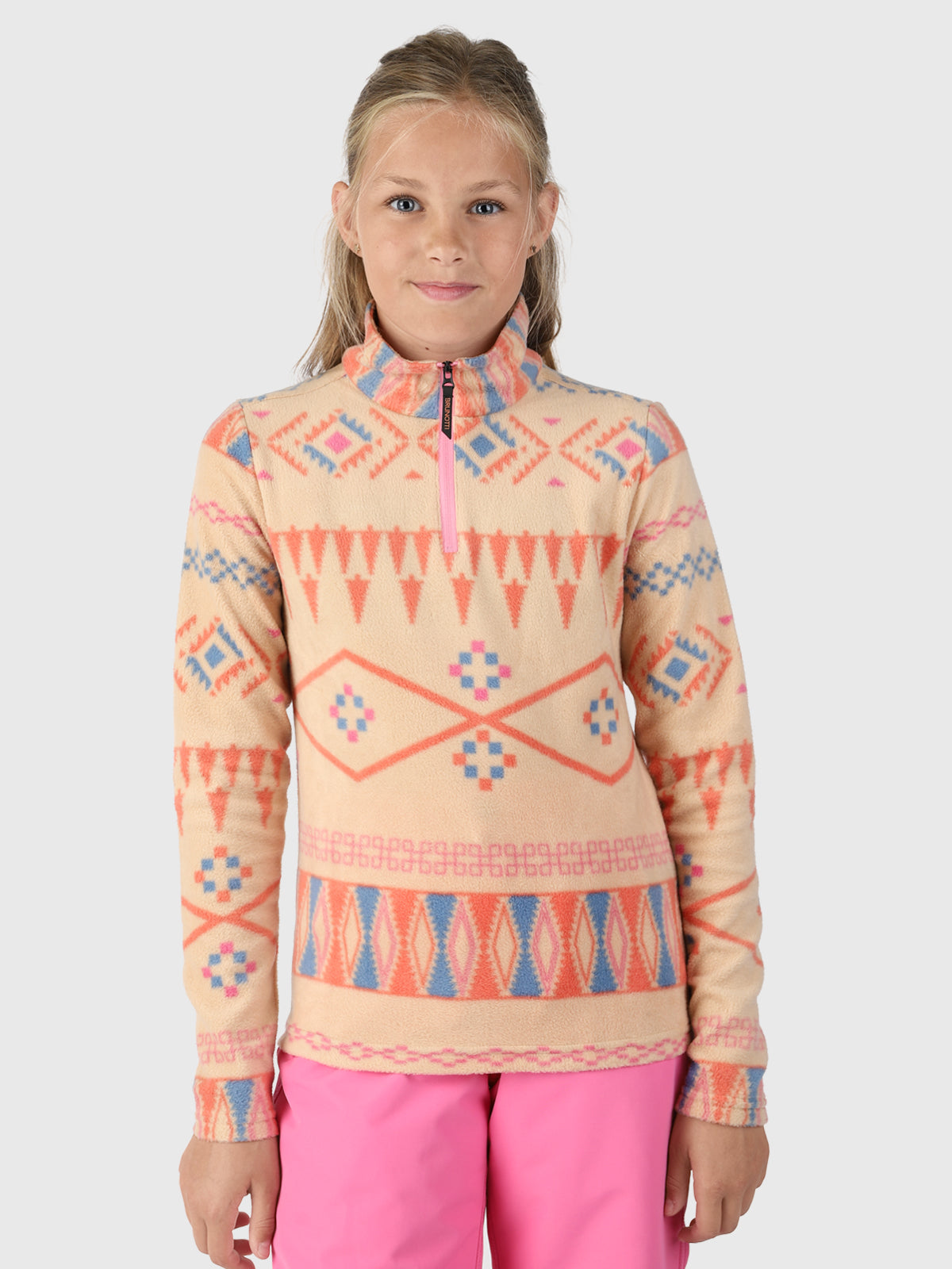 Mismy-AO Girls Fleece | White 1 Mismy-AO Girls Fleece | White