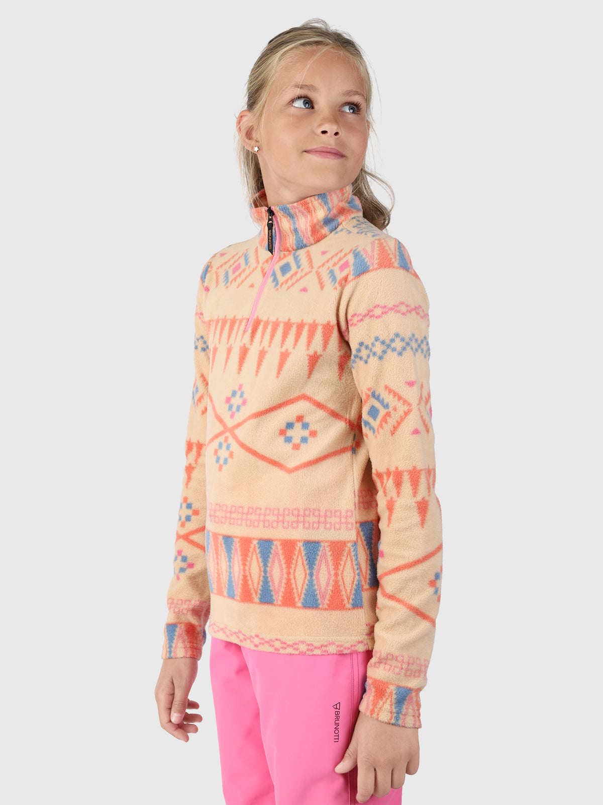 Mismy-AO Girls Fleece | White 3 Mismy-AO Girls Fleece | White