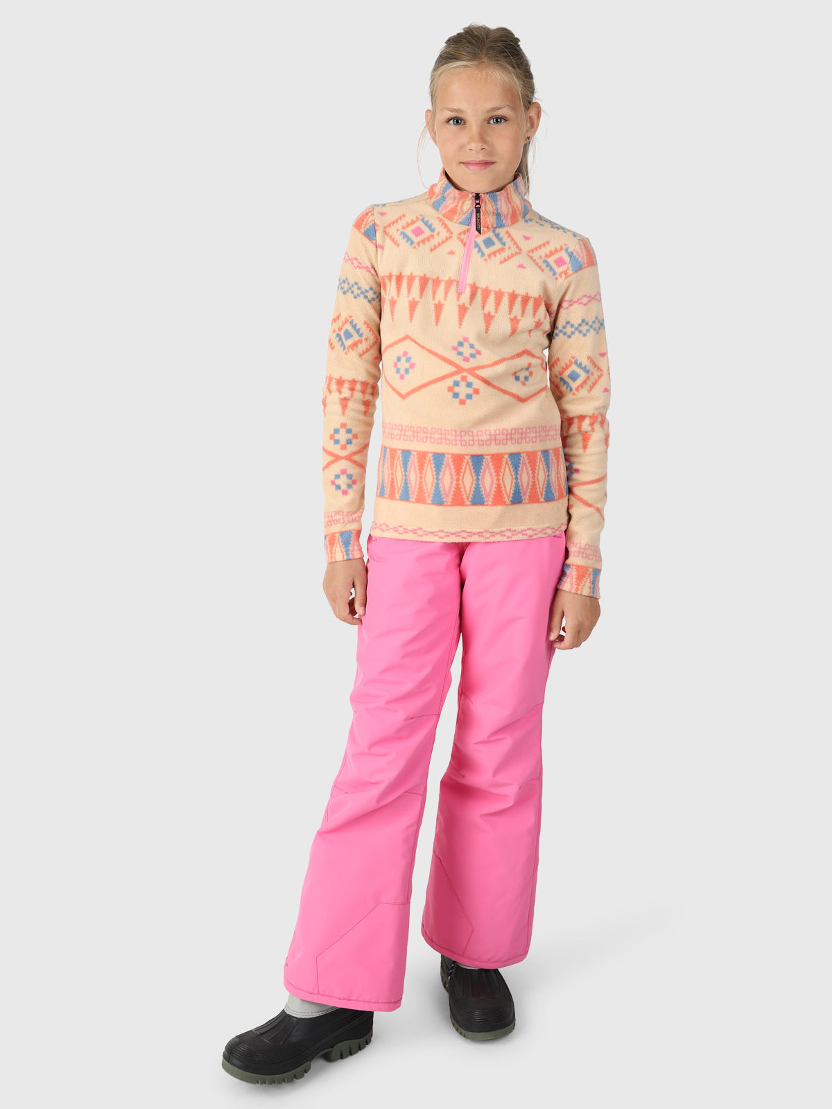 Mismy-AO Girls Fleece | White 8 Mismy-AO Girls Fleece | White