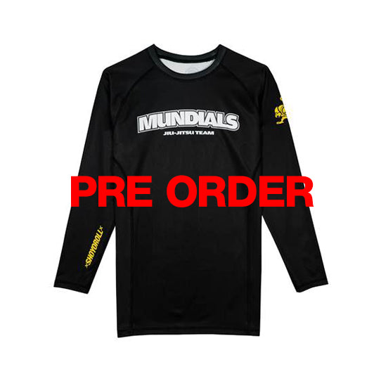 (Pre-Order) 2024 Mundials Training Rash Guard LS (Black)