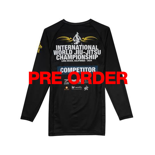 (Pre-Order) 2024 Mundials Training Rash Guard LS (Black) 2 (Pre-Order) 2024 Mundials Training Rash Guard LS (Black)