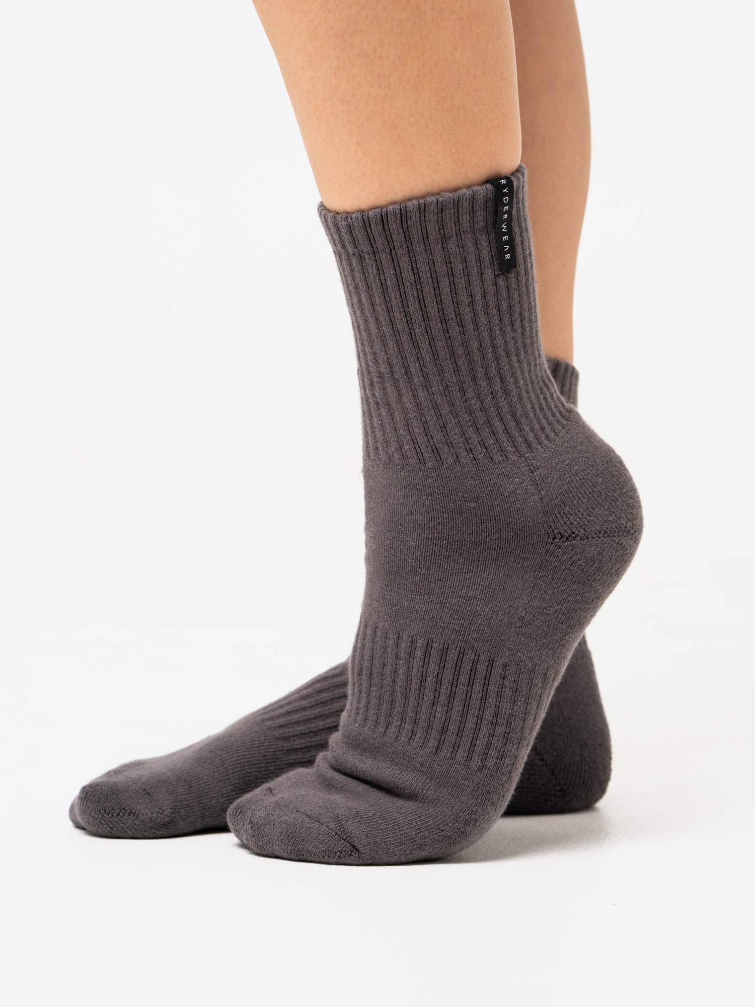 Crew Socks - Black Stonewash