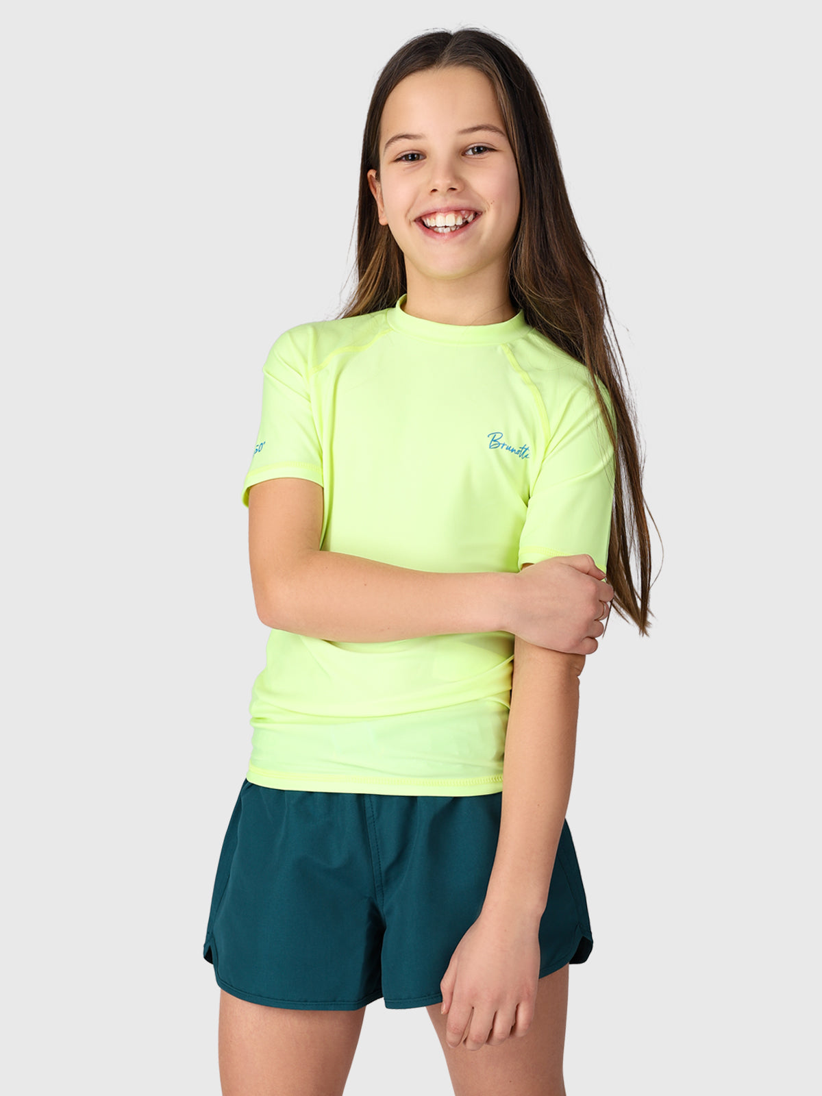 Lineas Girls Rashguard | Yellow 1 Lineas Girls Rashguard | Yellow
