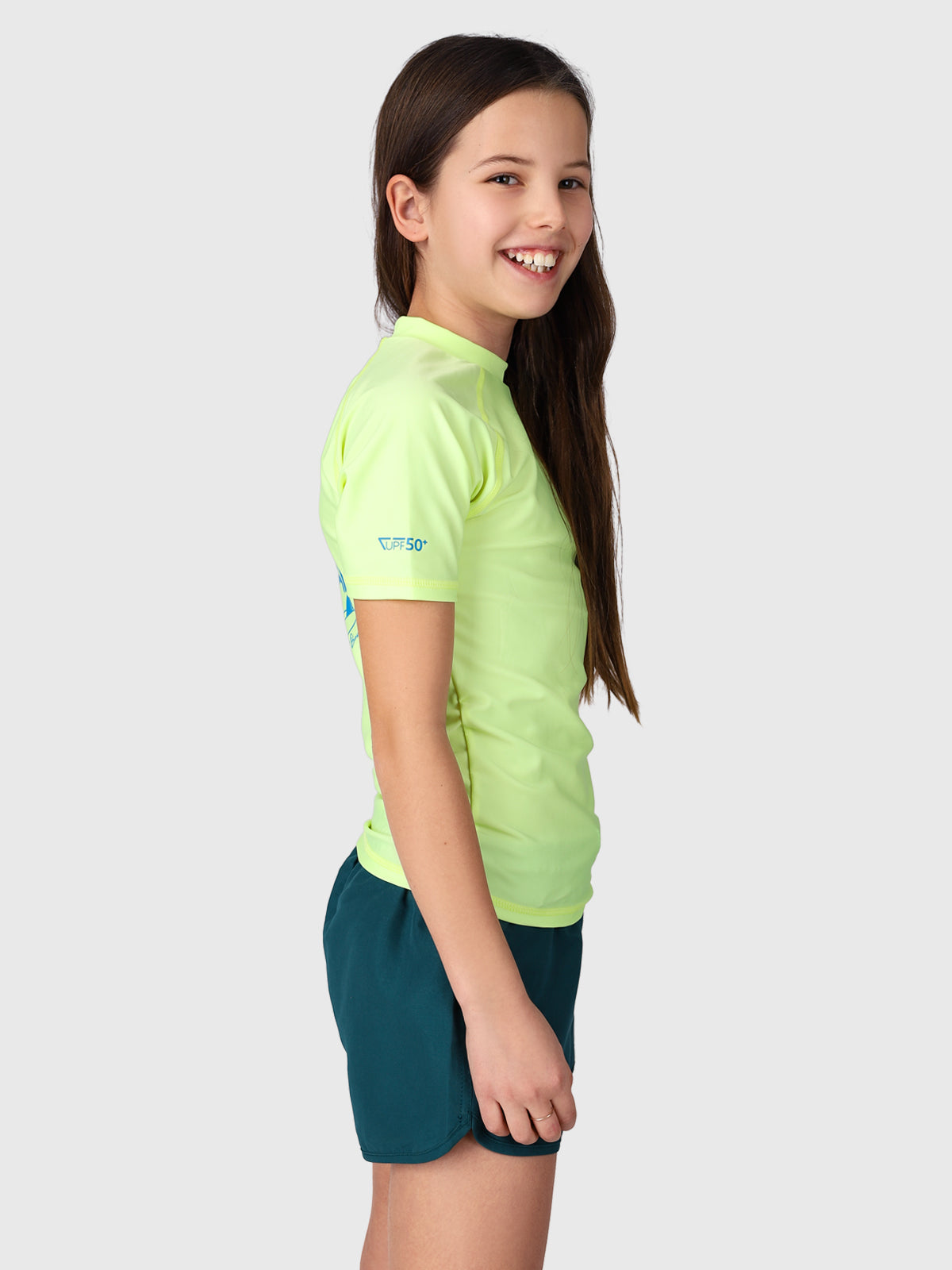 Lineas Girls Rashguard | Yellow 3 Lineas Girls Rashguard | Yellow