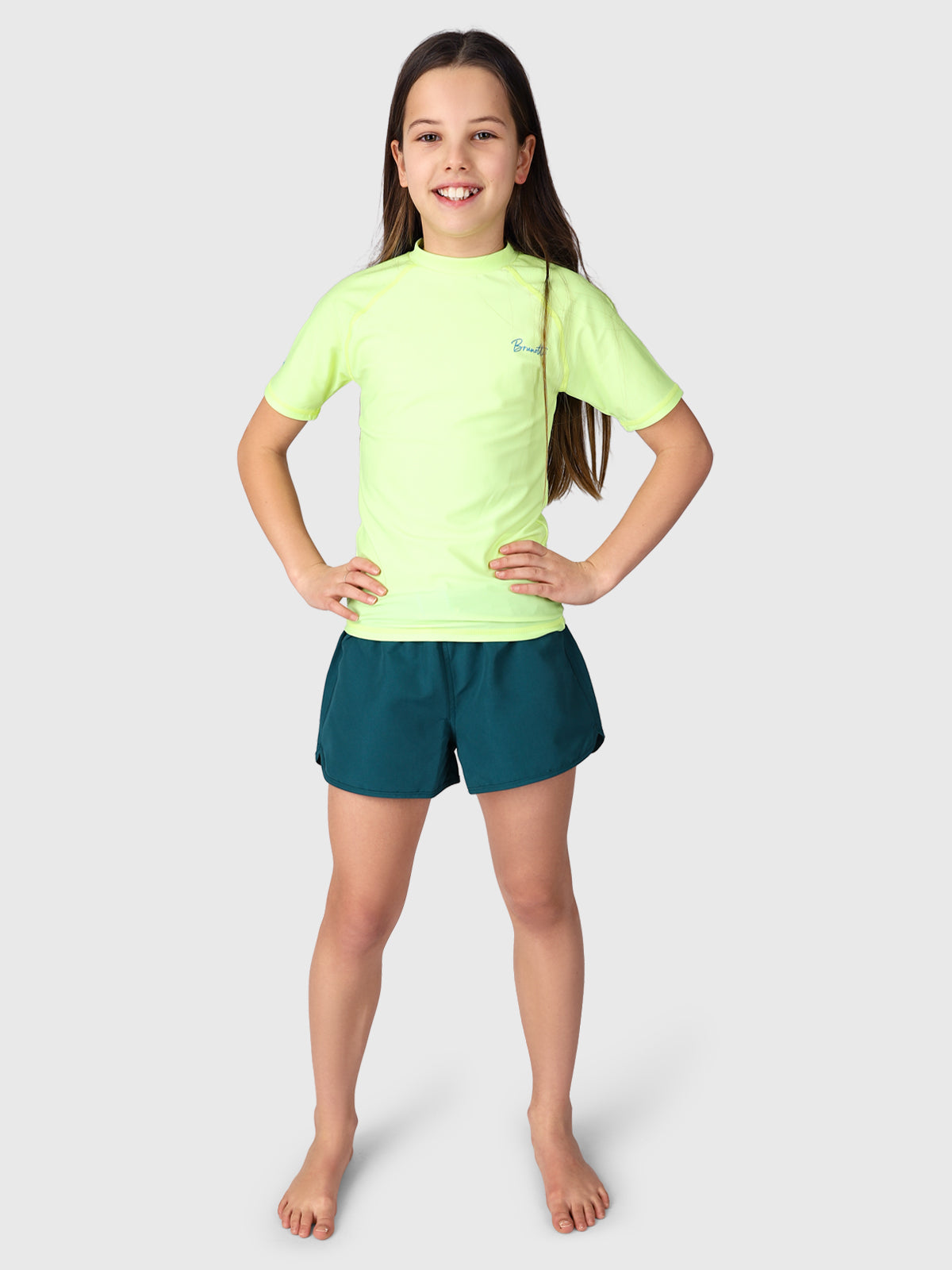 Lineas Girls Rashguard | Yellow 6 Lineas Girls Rashguard | Yellow
