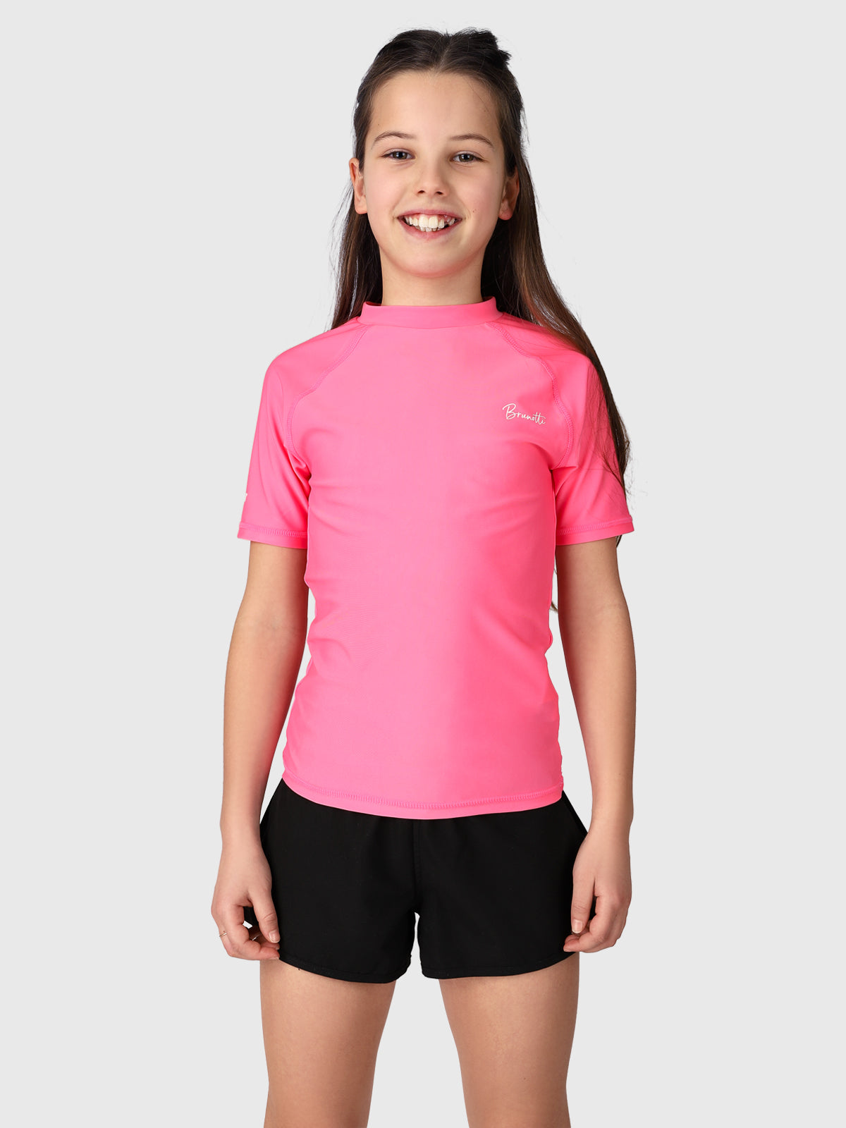 Lineas Girls Rashguard | Pink 1 Lineas Girls Rashguard | Pink