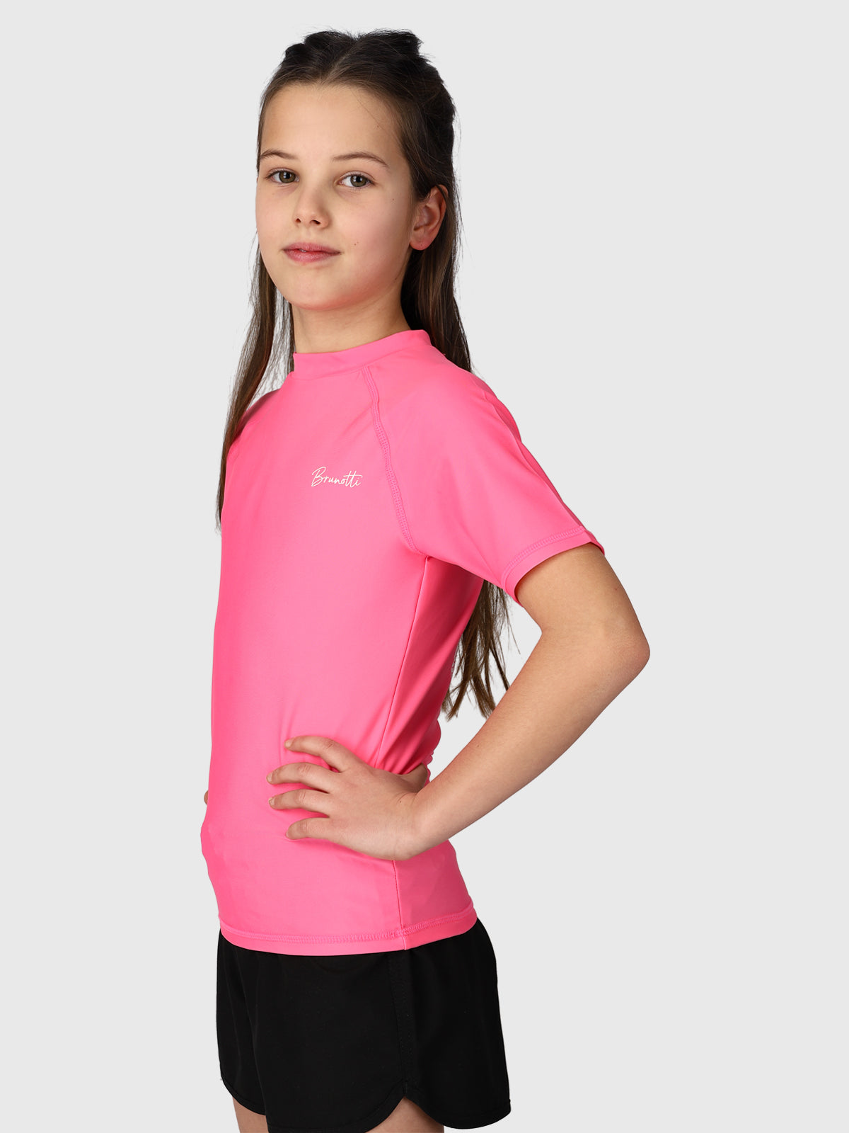 Lineas Girls Rashguard | Pink 5 Lineas Girls Rashguard | Pink