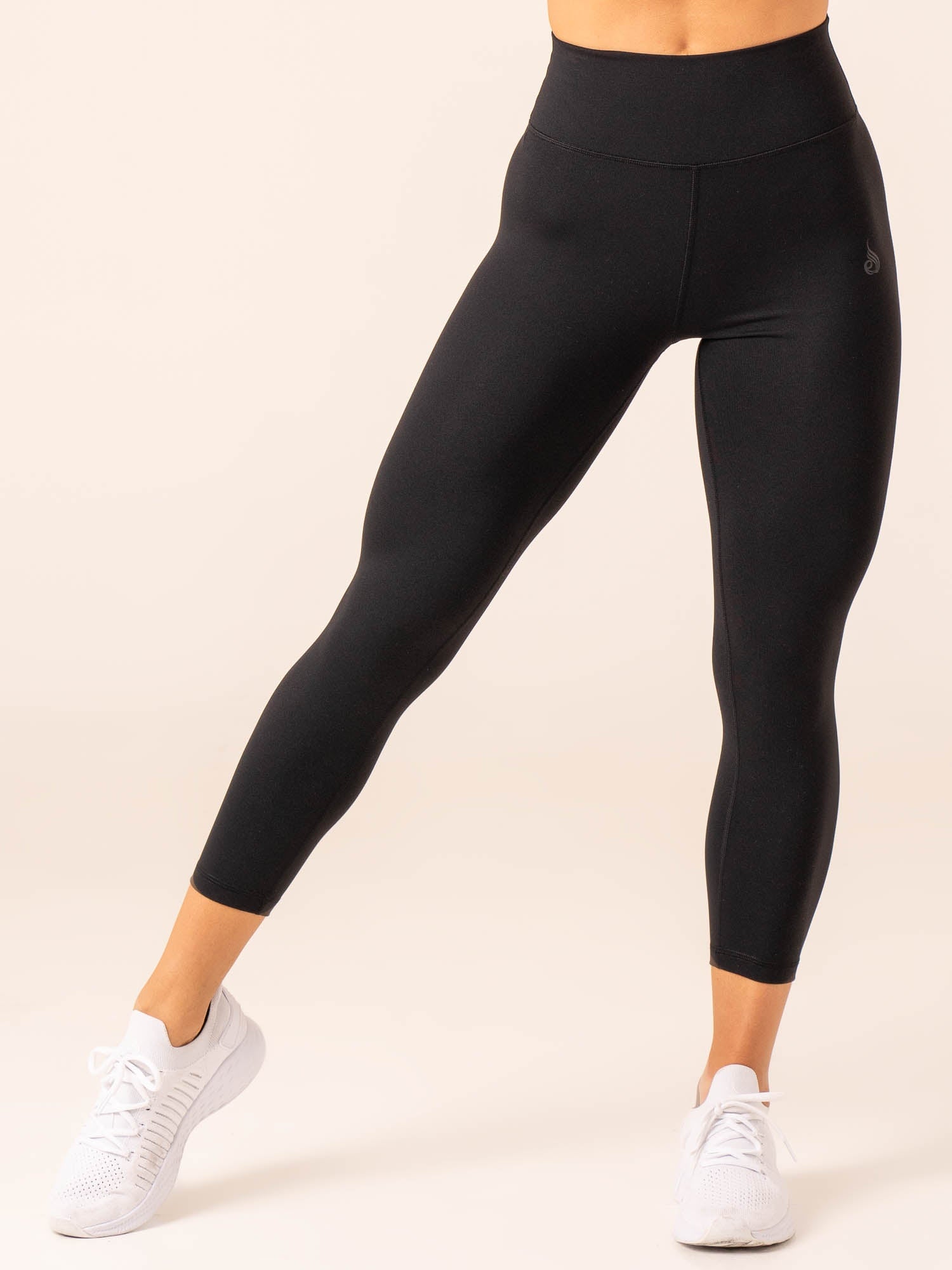 7/8 High Waisted Leggings - Black 2 7/8 High Waisted Leggings - Black