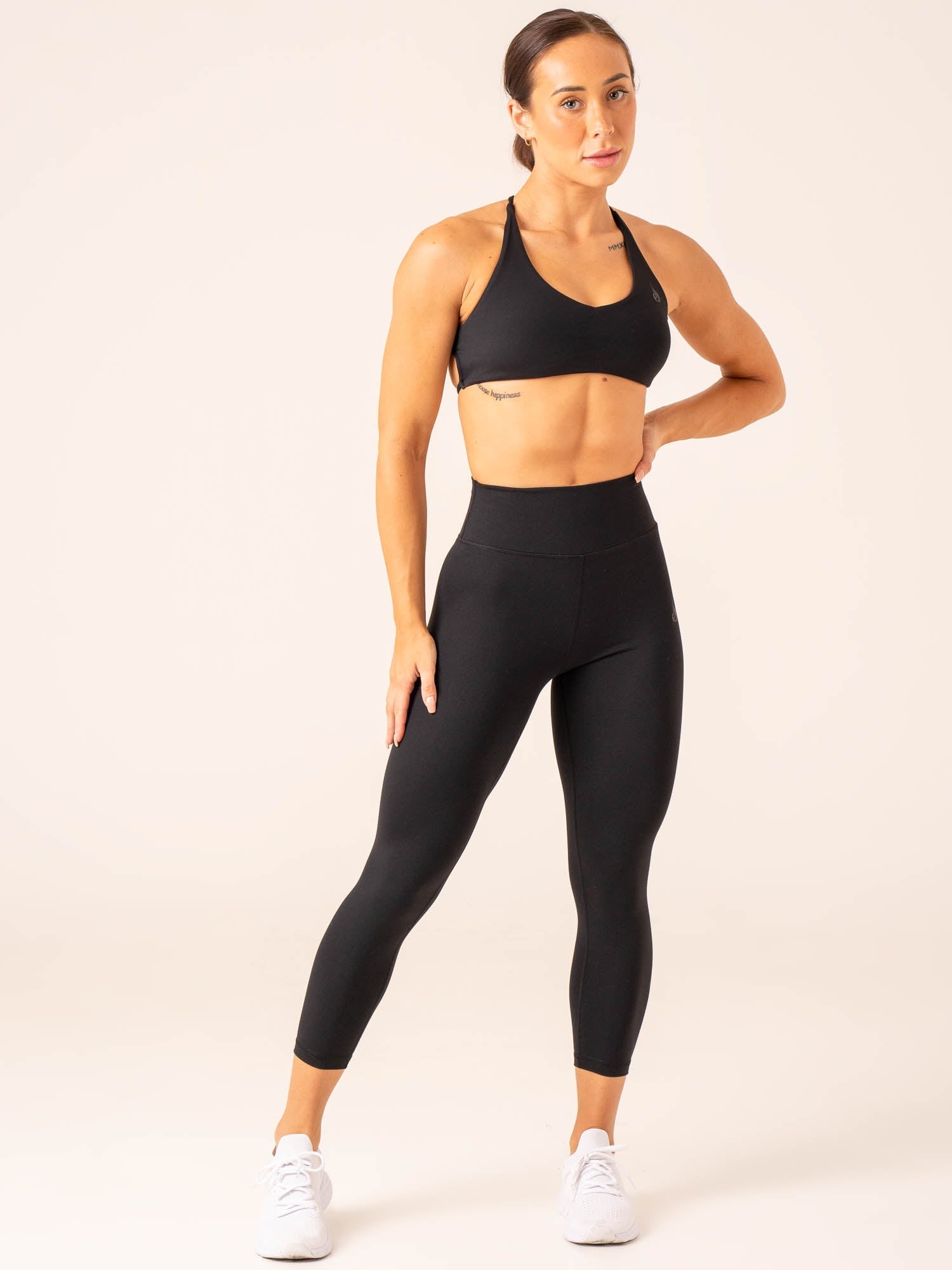 7/8 High Waisted Leggings - Black 5 7/8 High Waisted Leggings - Black