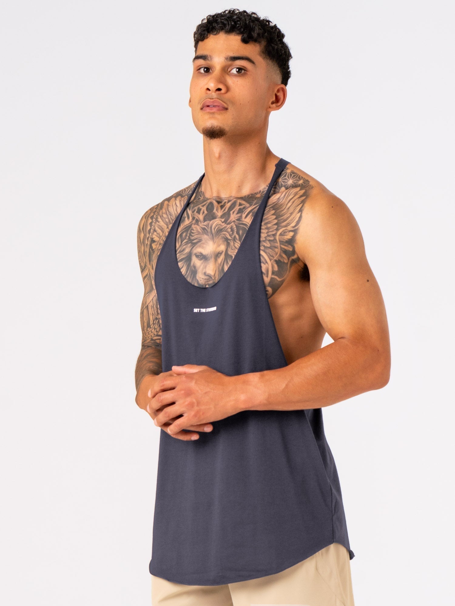 Arnie T-Back - Charcoal 3 Arnie T-Back - Charcoal