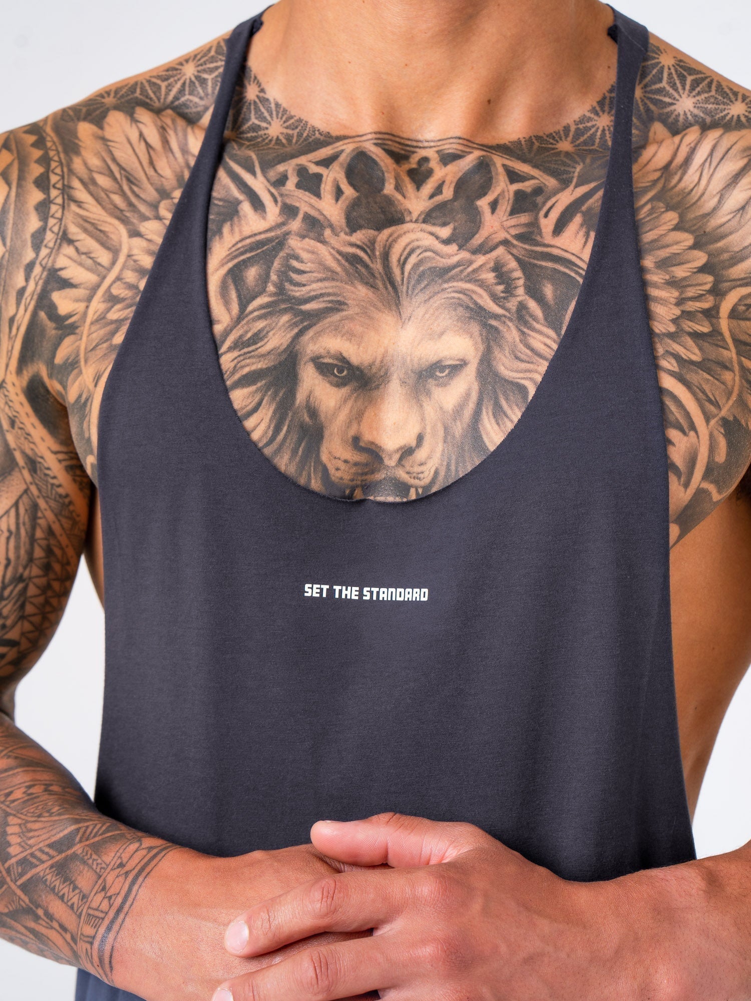 Arnie T-Back - Charcoal 4 Arnie T-Back - Charcoal