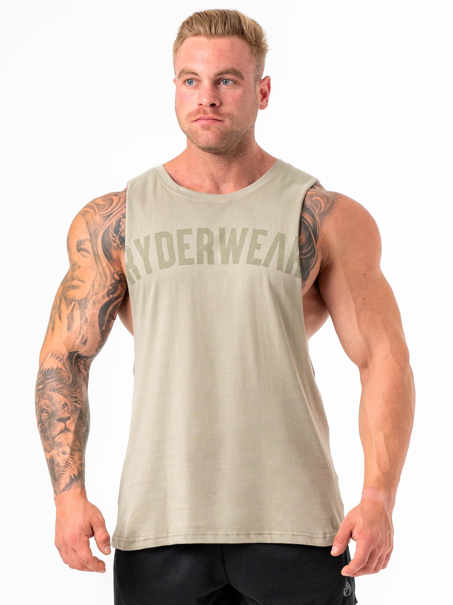 Baller Tank - Sage Green 1 Baller Tank - Sage Green