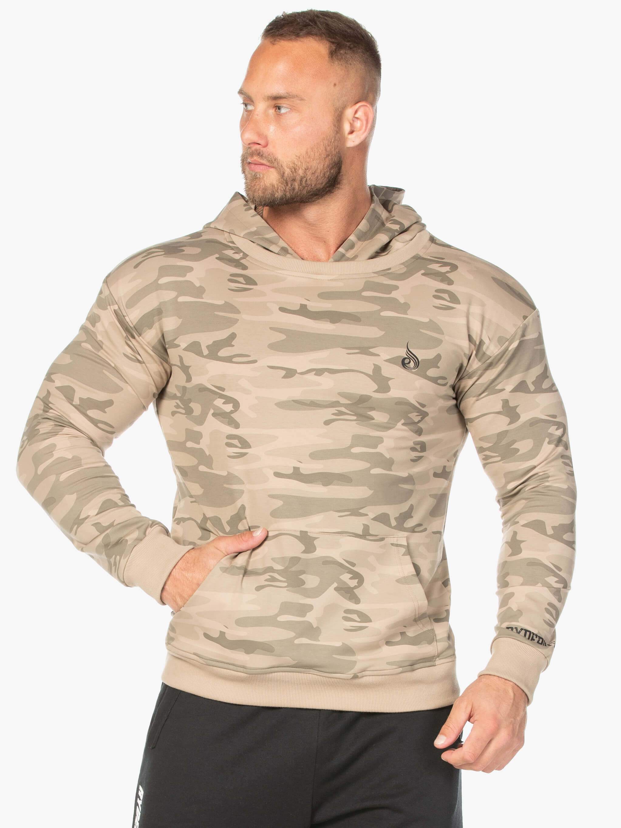 Camo Pullover Hoodie - Tan Camo 1 Camo Pullover Hoodie - Tan Camo