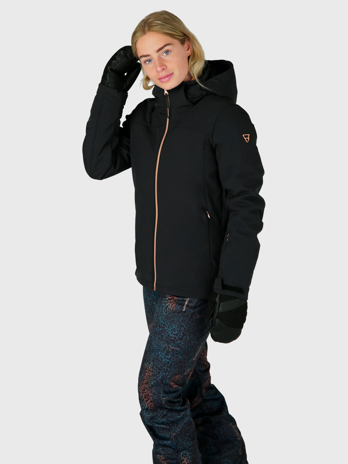 Aries-N Women Softshell Jacket | Black 3 Aries-N Women Softshell Jacket | Black