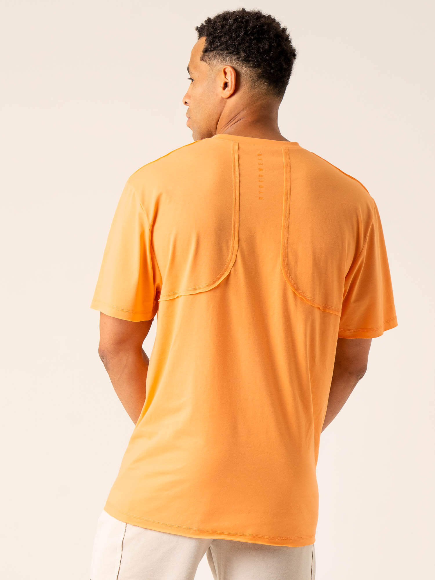 Dynamic Oversized T-Shirt - Orange Sherbet 2 Dynamic Oversized T-Shirt - Orange Sherbet