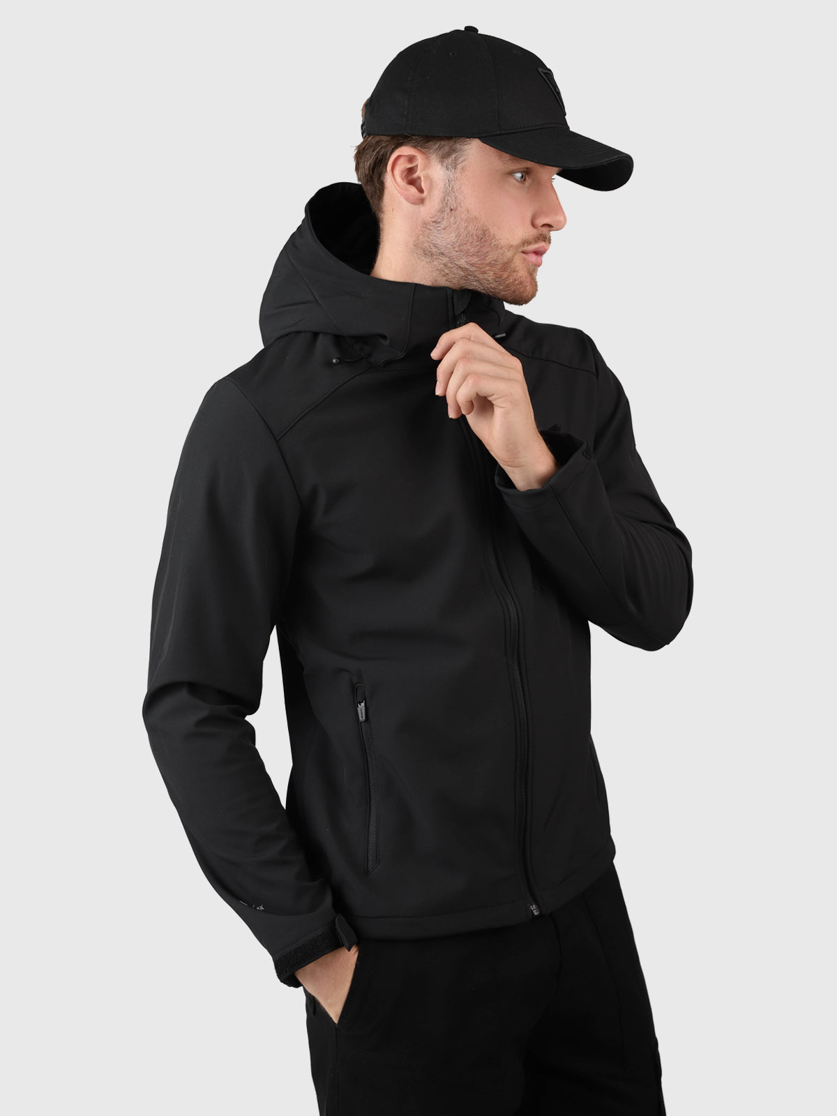 Mib-N Men Softshell Jacket | Black 3 Mib-N Men Softshell Jacket | Black