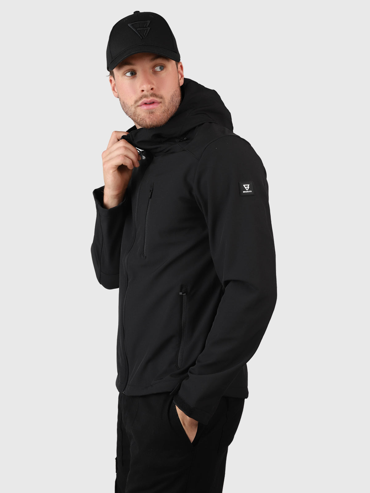 Mib-N Men Softshell Jacket | Black 4 Mib-N Men Softshell Jacket | Black