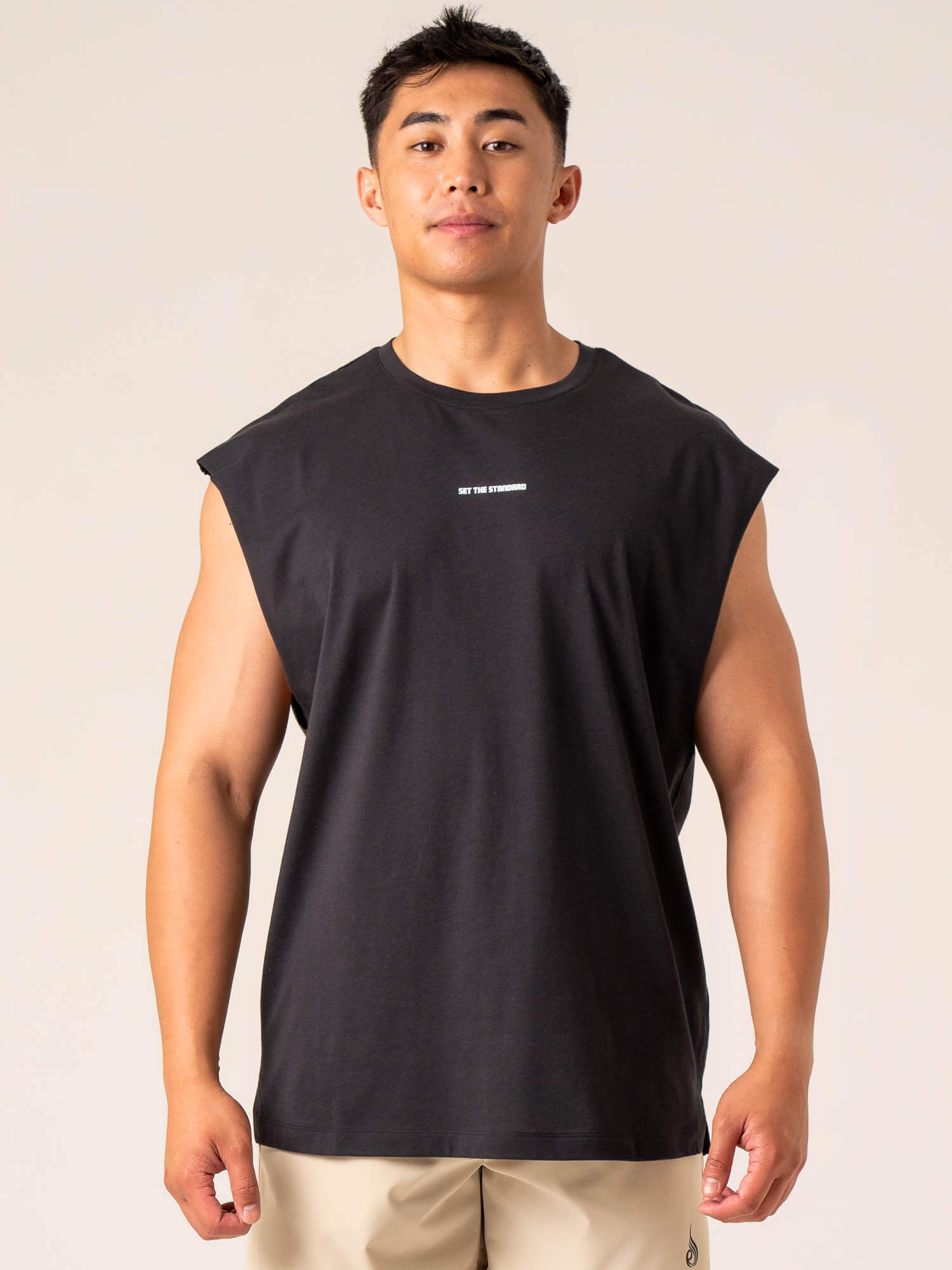 Emerge Muscle Tank - Faded Black 1 Emerge Muscle Tank - Faded Black