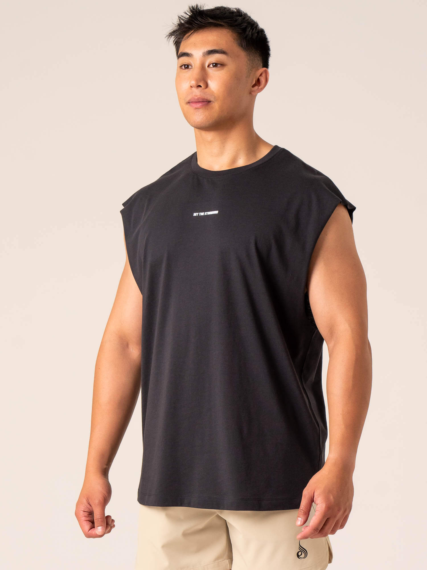 Emerge Muscle Tank - Faded Black 3 Emerge Muscle Tank - Faded Black
